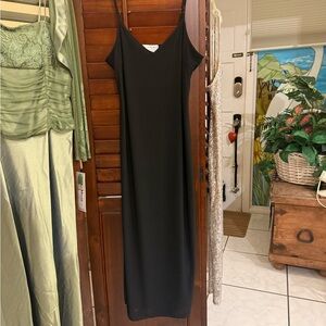 Never Fully Dressed Black Maxi Dress, Size 8